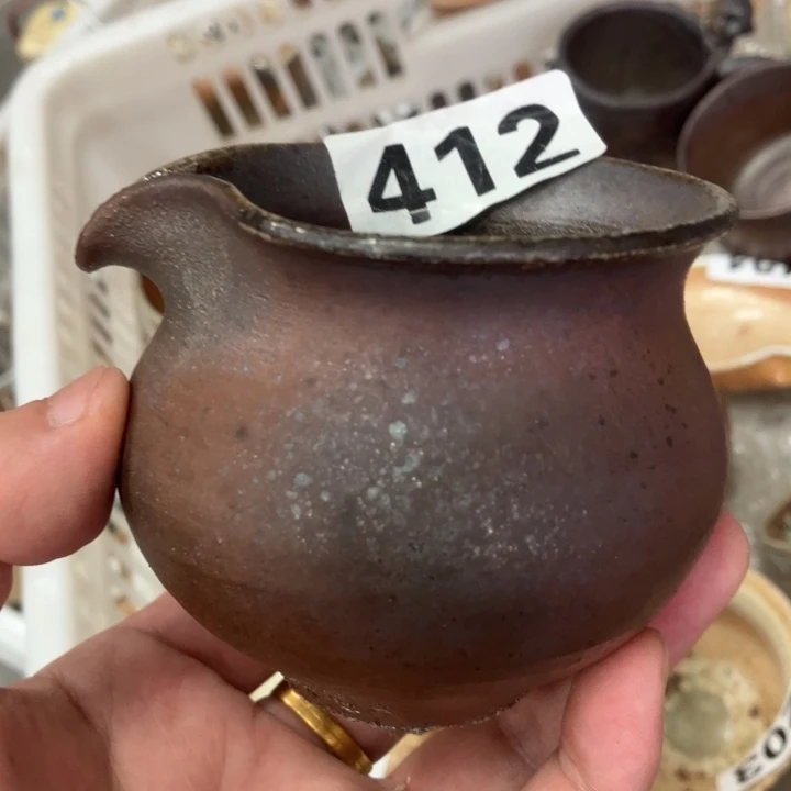 柴烧茶具茶杯大放漏