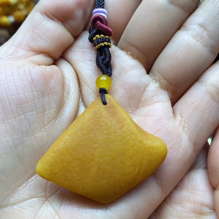 琥珀颈饰未镶嵌蜜蜡项链