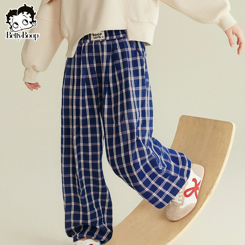 贝蒂秋装女童韩系时尚裤子2025年新品春秋季中大童宽松长裤25536