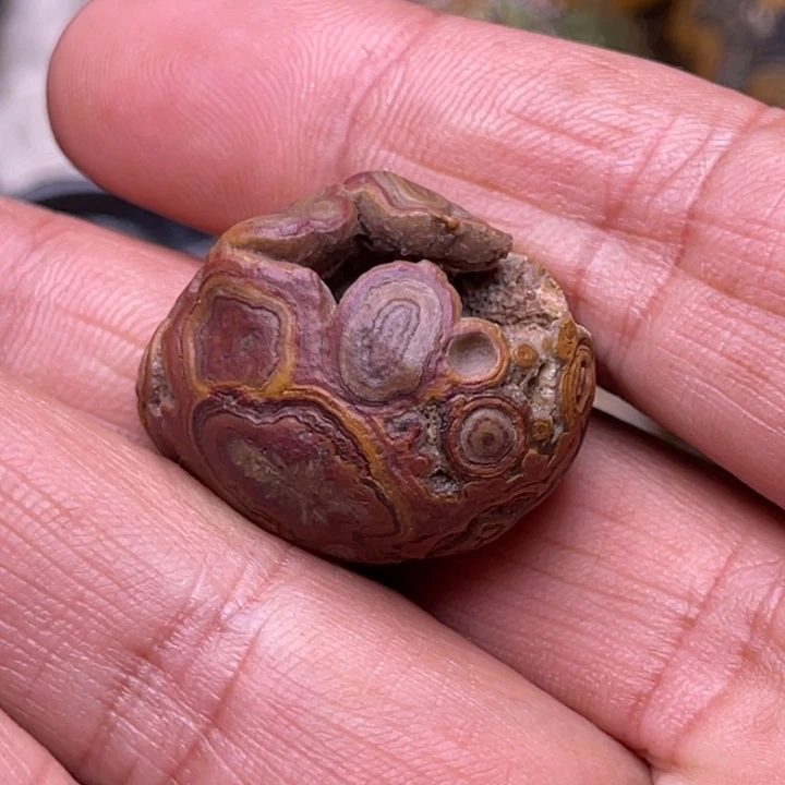 戈壁滩上的一玛瑙和