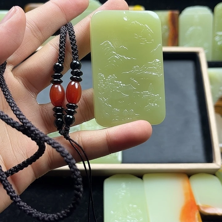 昆仑山料方解石玉