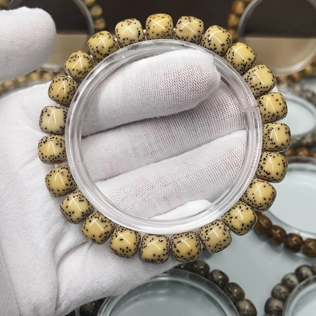 【闪购商品】手串星月菩提9×10一物一图原生态古瓷白大留白福利