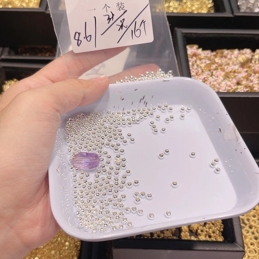 紫晶珠宝半成品银S925镶嵌82