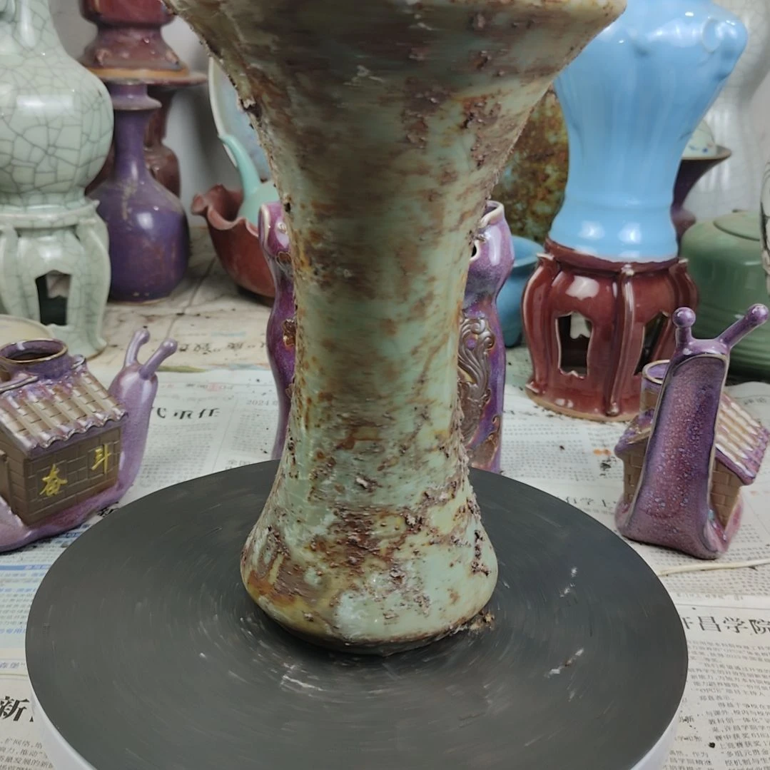 瓷片自选器型官窑生锈瓷