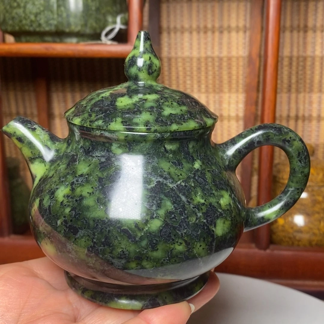 藏玉药王石高品潘壶230cc