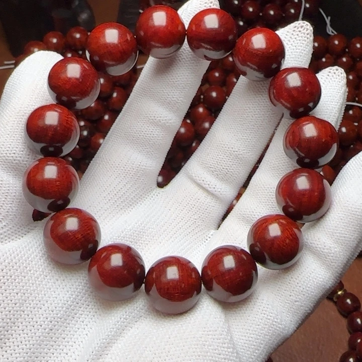 t***t小叶紫檀手串/手链原生态印度小叶紫檀1.5龙鳞顶泥