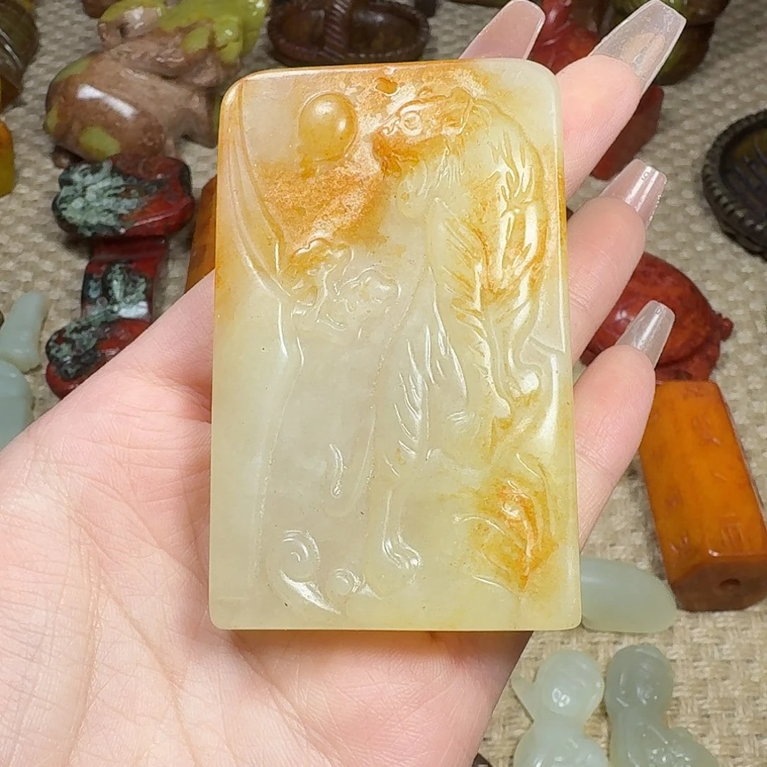 白玉菩提吊坠挂件