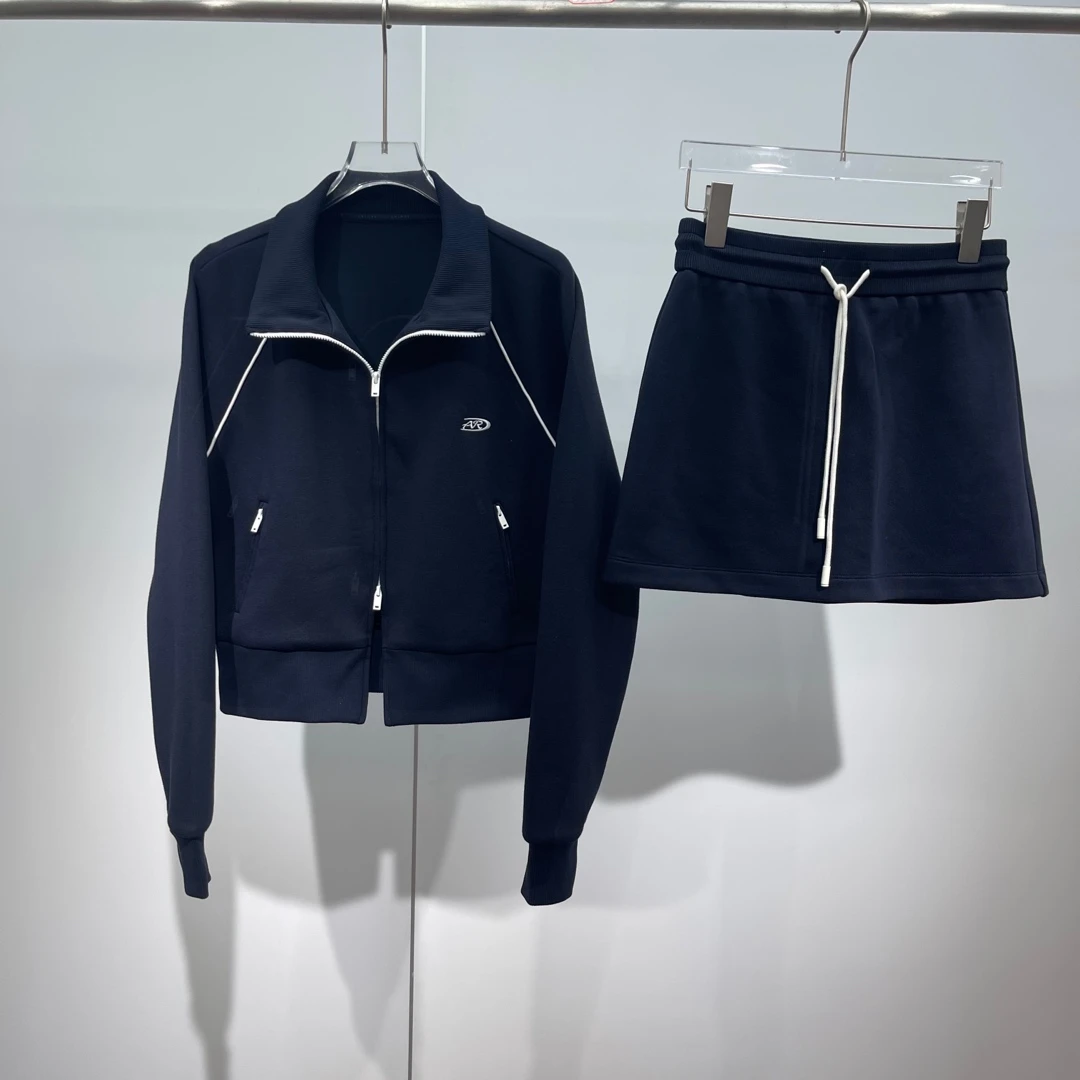 春季艾家运动套装女装外套休闲半裙两件套9219