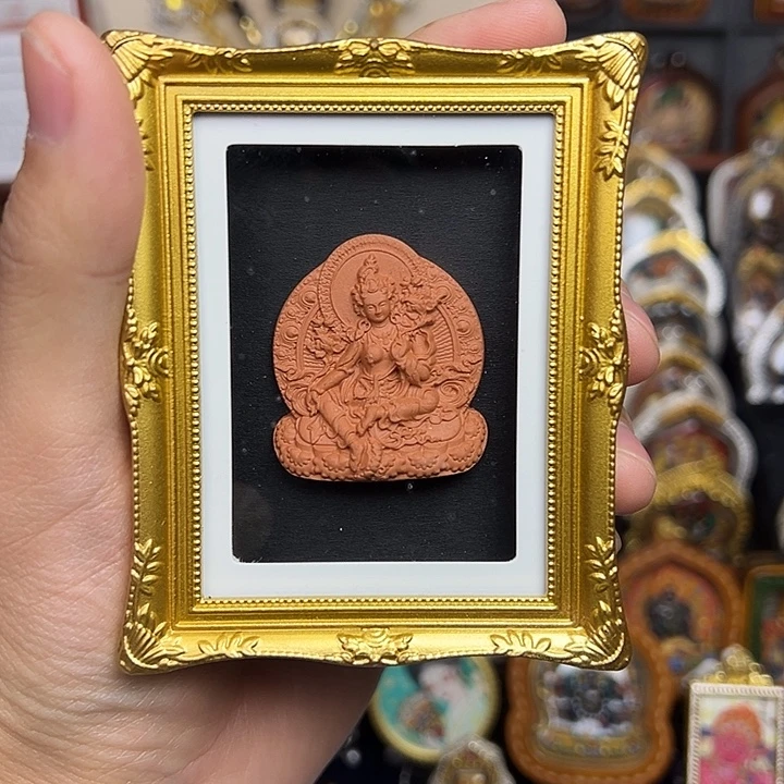 亚克力非金属擦擦摆台大黑天绿度母扎基拉姆