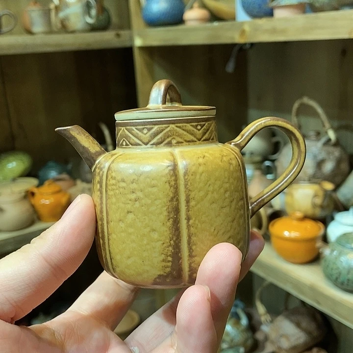 柴烧老岩泥高端茶器