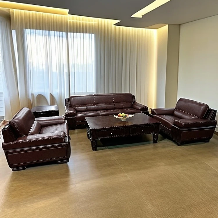 大连华丰家具集团大和系列真皮沙发 YBRS916