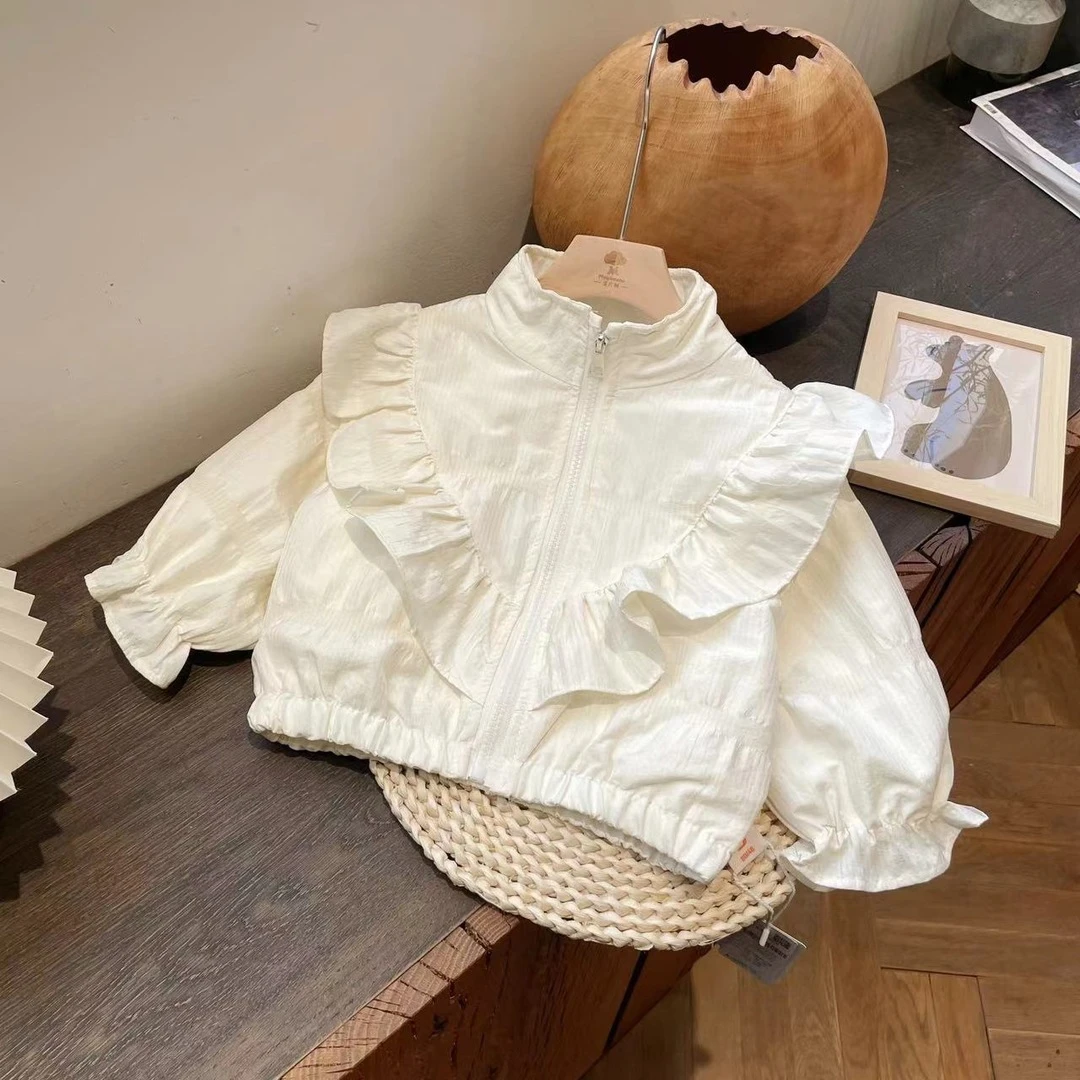 女童外套2024秋季新款娃娃衫洋气韩版春秋上衣外套中小童外套儿童
