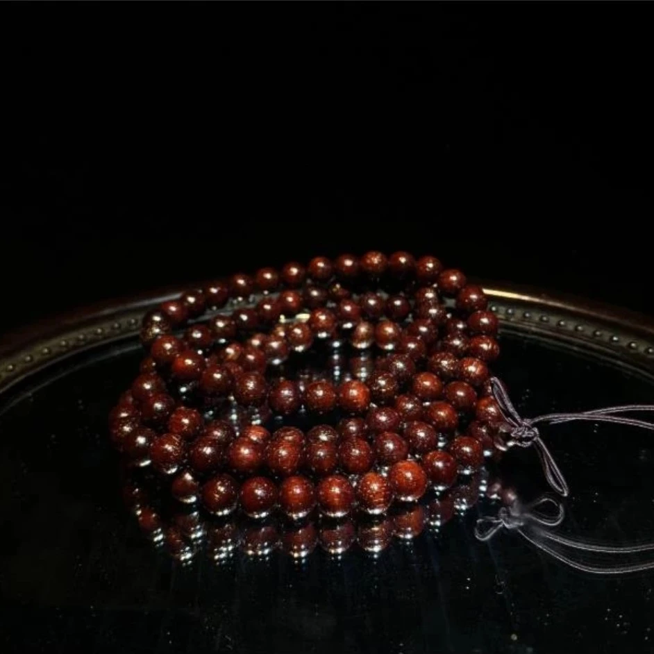 小叶紫檀金星8*108颗  3611