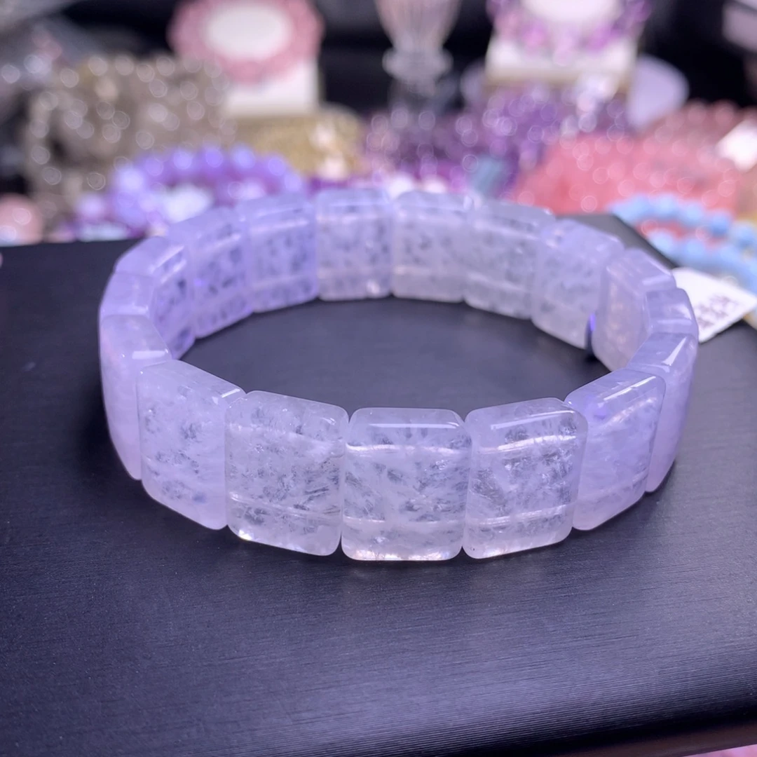 水晶未镶嵌手链幽灵共生蓝针手牌16mm