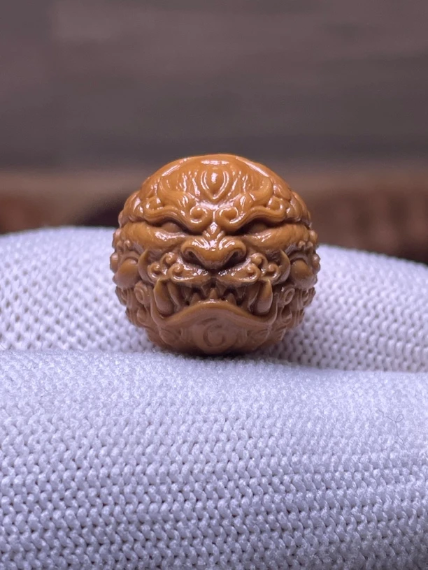 18左右猴头核桃万福唐狮（有正常封口线）猴头核桃猴头手串