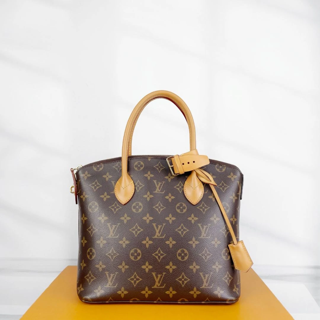 95新 LouisVuitton/路易威登 老花手提锁头包 C920130 2317