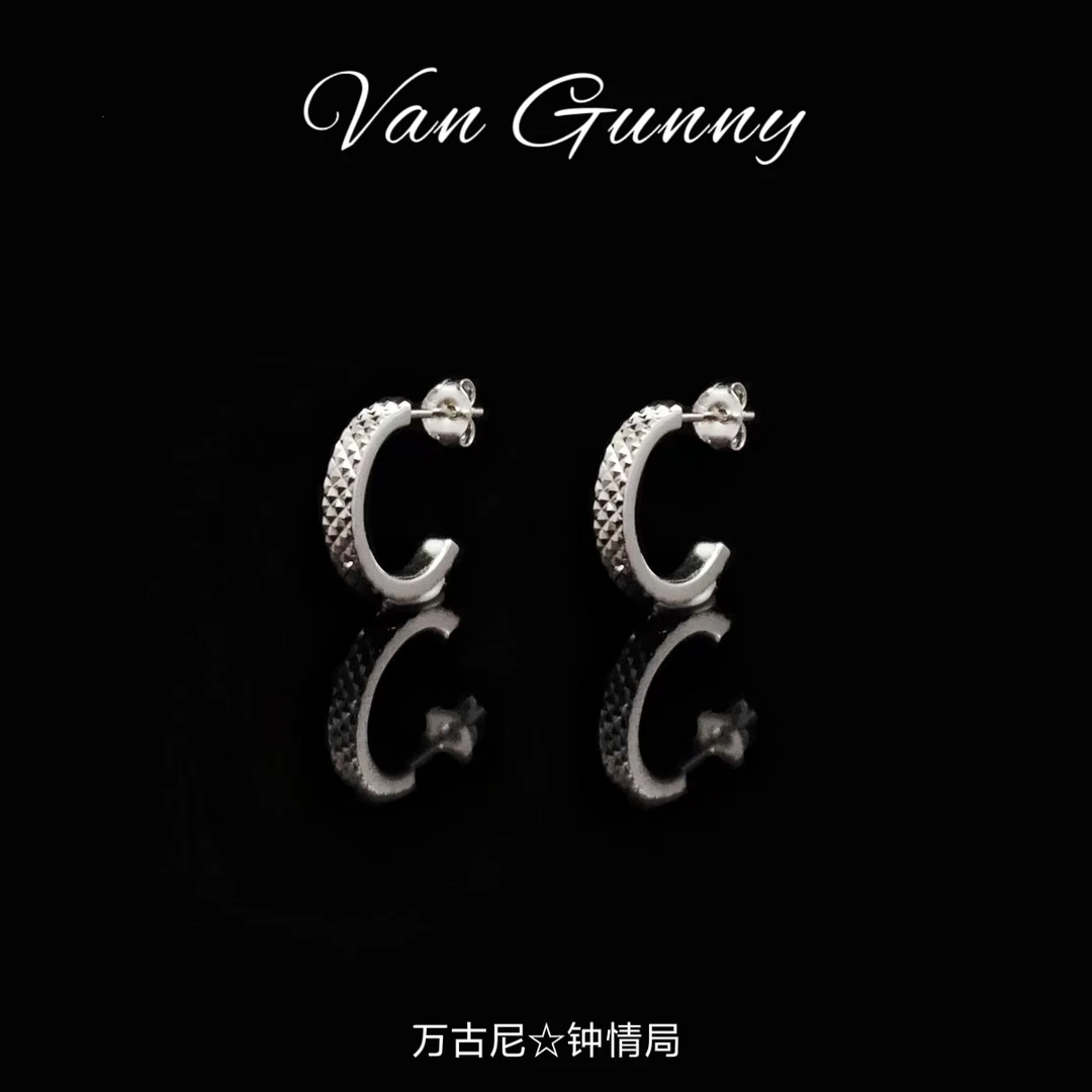 925银耳饰 【喜马拉雅】柜品CNC工艺百搭气质简约银色精致耳环