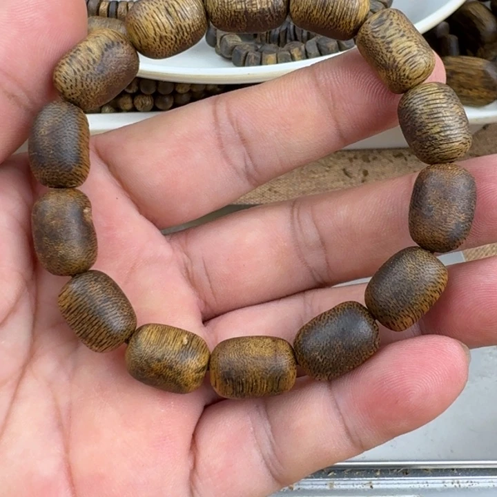 手串沉香?****g金沙叶手串9克加