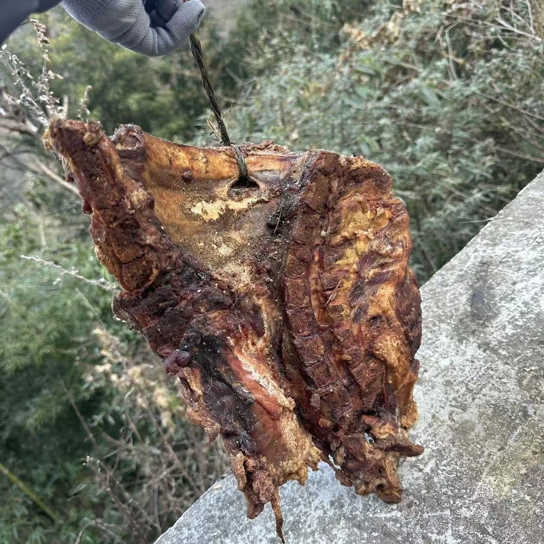 神农架高山柴火烟熏腊肉  巴折子【阿凯甄选】