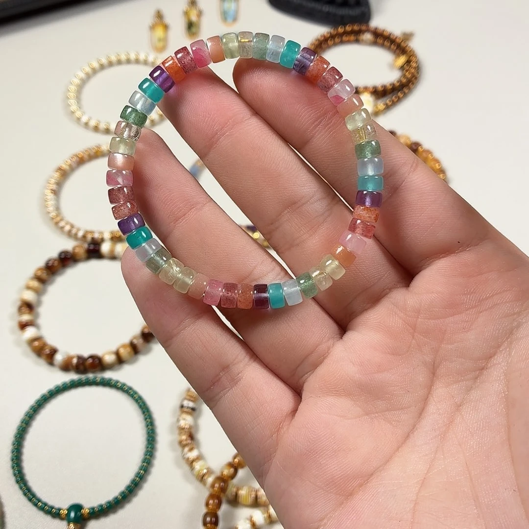 未镶嵌水晶手链水晶彩虹