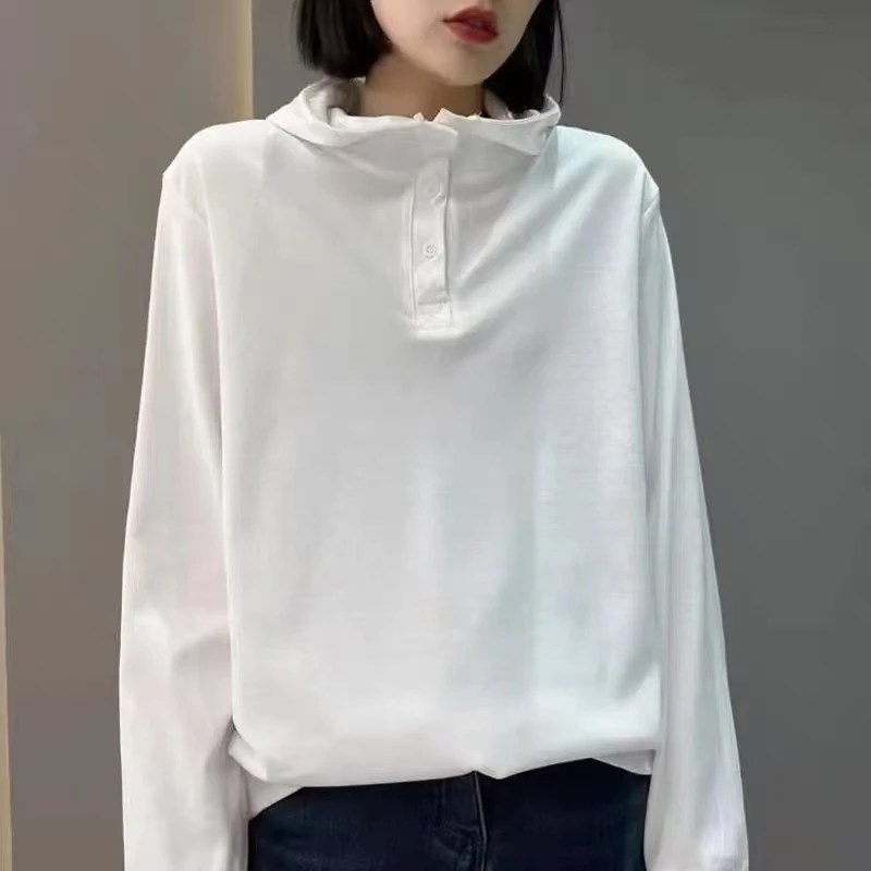 凤枝大码女装春款衬衣料卫衣1016新款百搭春季显瘦 长袖休闲