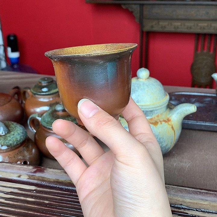 紫砂茶壶纯自然柴烧