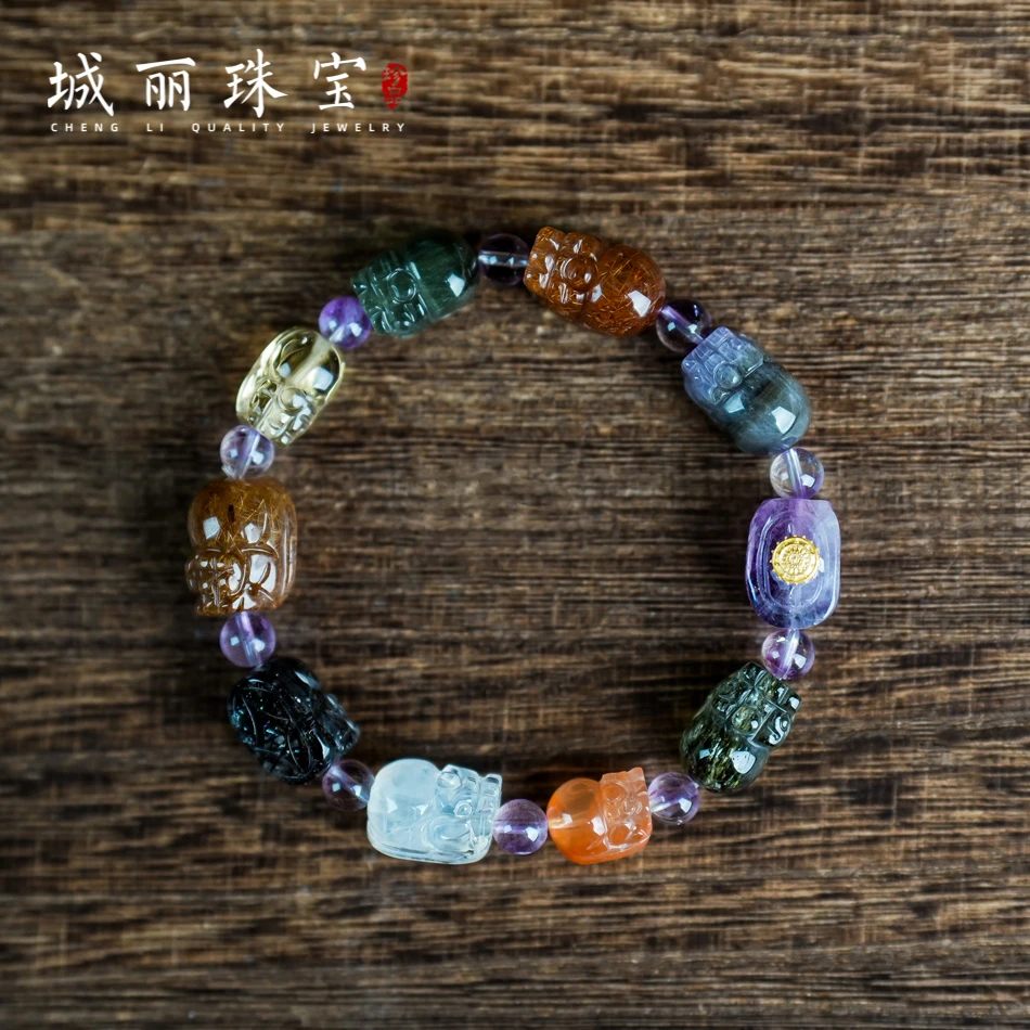 非金属皮质手链 【城丽】九紫貔貅大乘离阵阵/条ZJH-2067