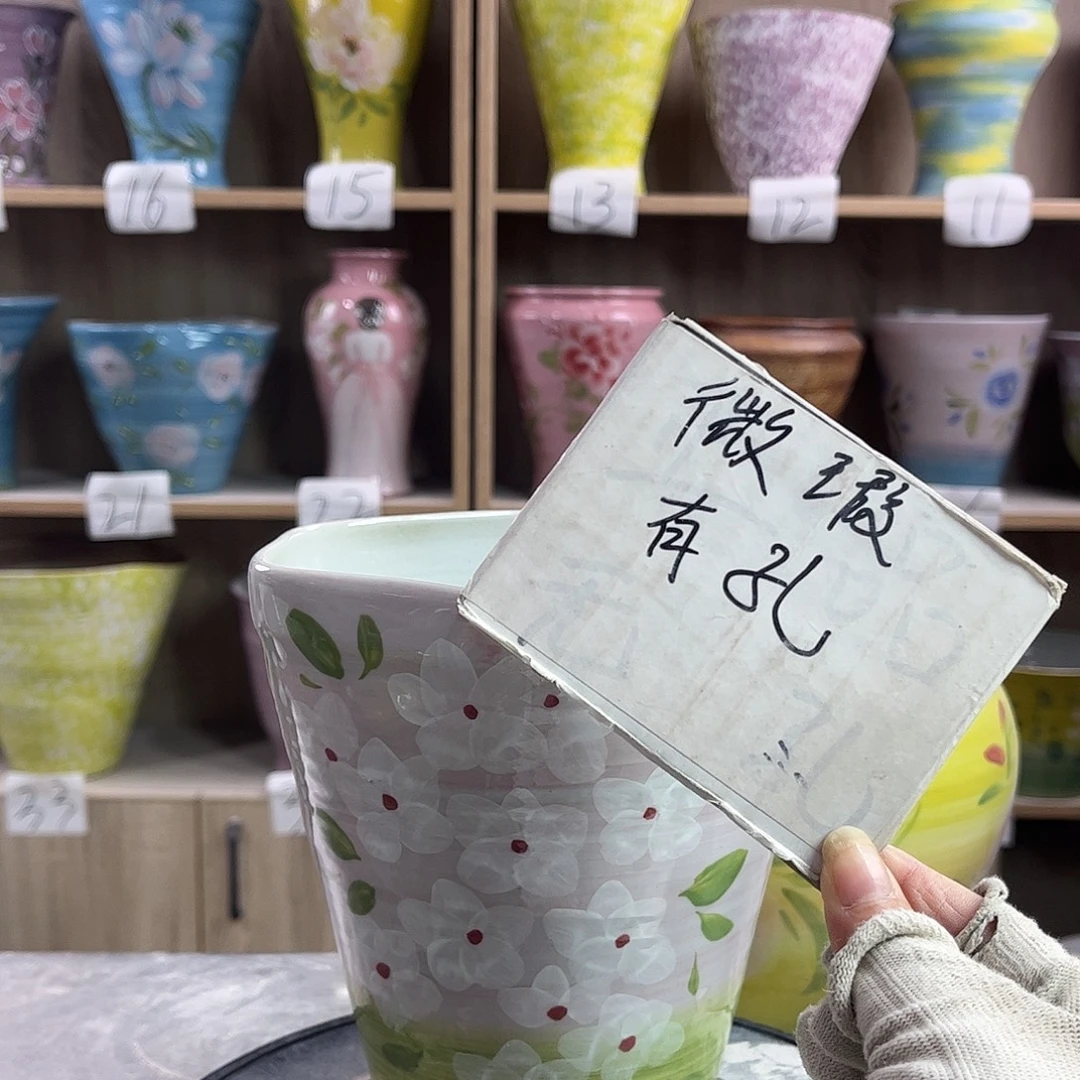 景德镇陶瓷花盆花盆