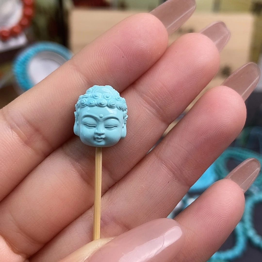 绿松石雕刻13.5未镶嵌