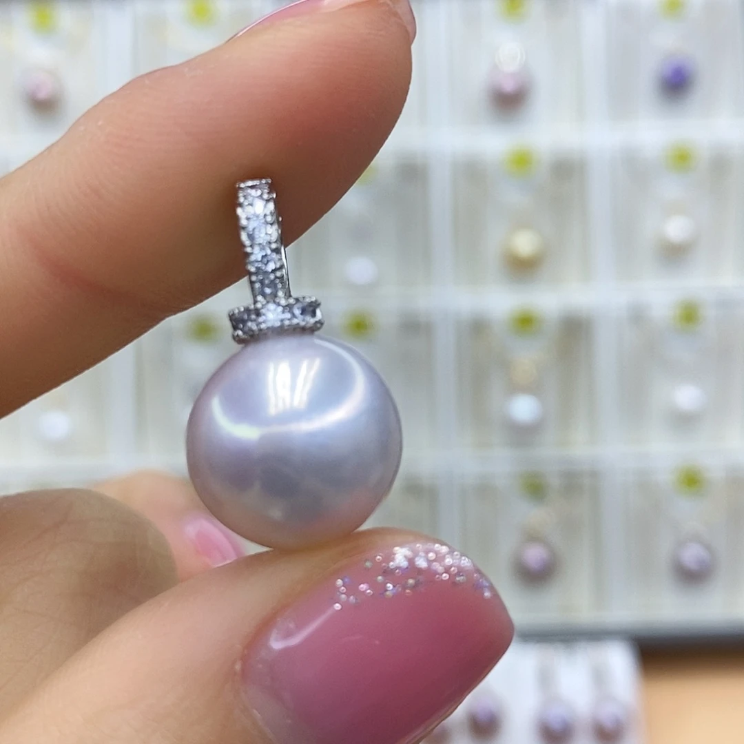 淡水珍珠未镶嵌吊坠(赠链)