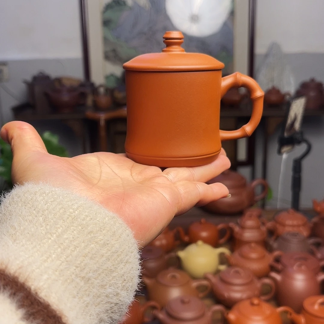 壶紫砂原矿小红泥盖杯开播福利