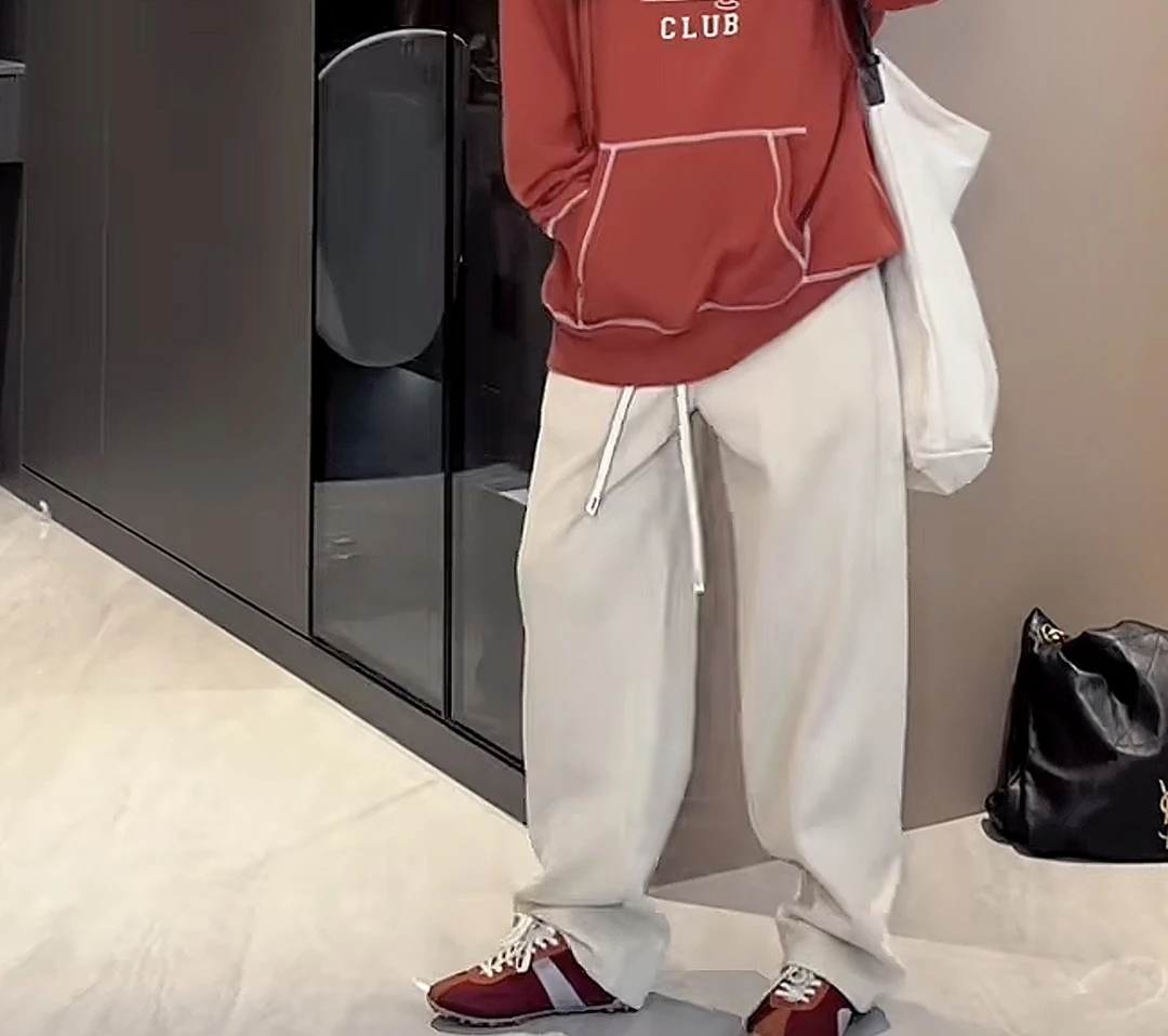 AMAZING IN | 棉质 | 慵懒休闲弯刀卫裤女 A250630-AI56BSP10543H