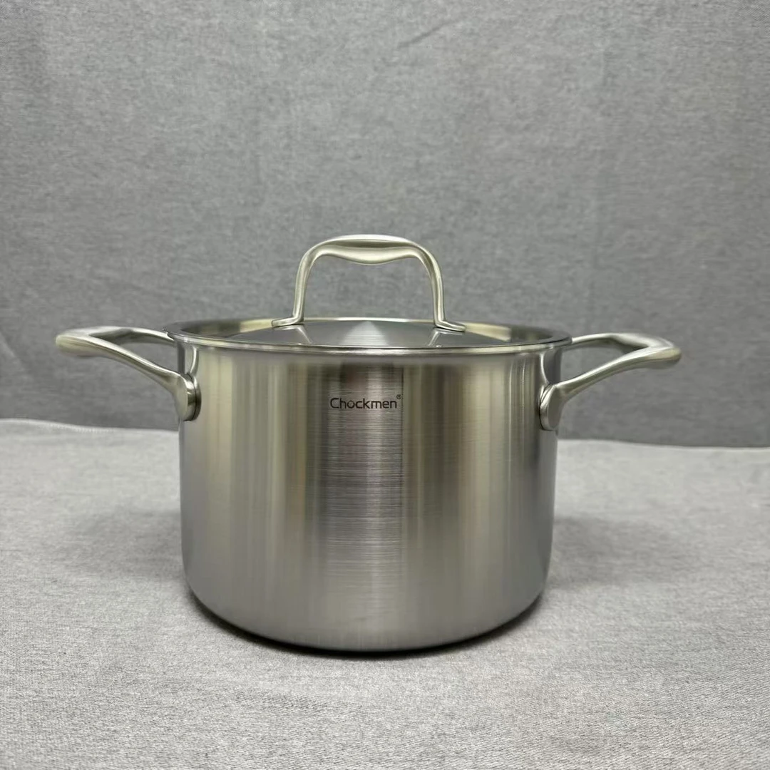 4-029 Chockmen 双耳汤锅 钢盖 20*14CM 3.5L 带盖重约2.03KG
