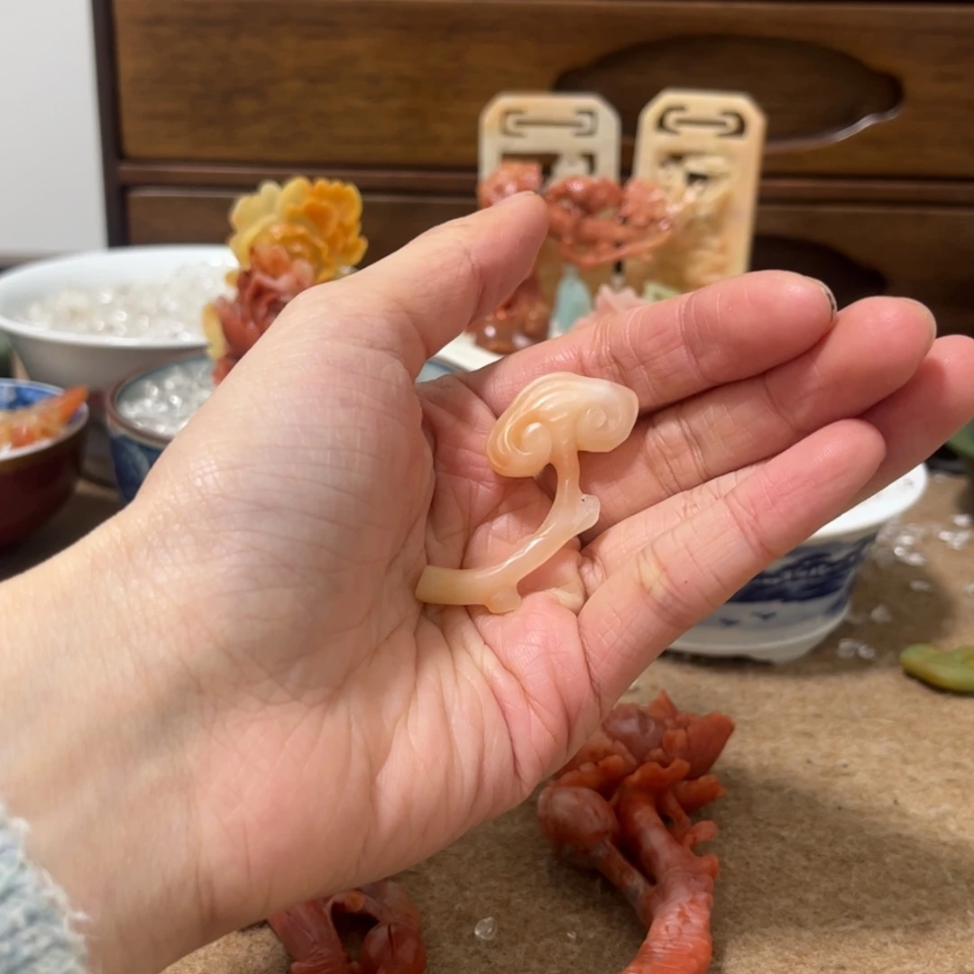 Q***8昌化石印石灵芝1个