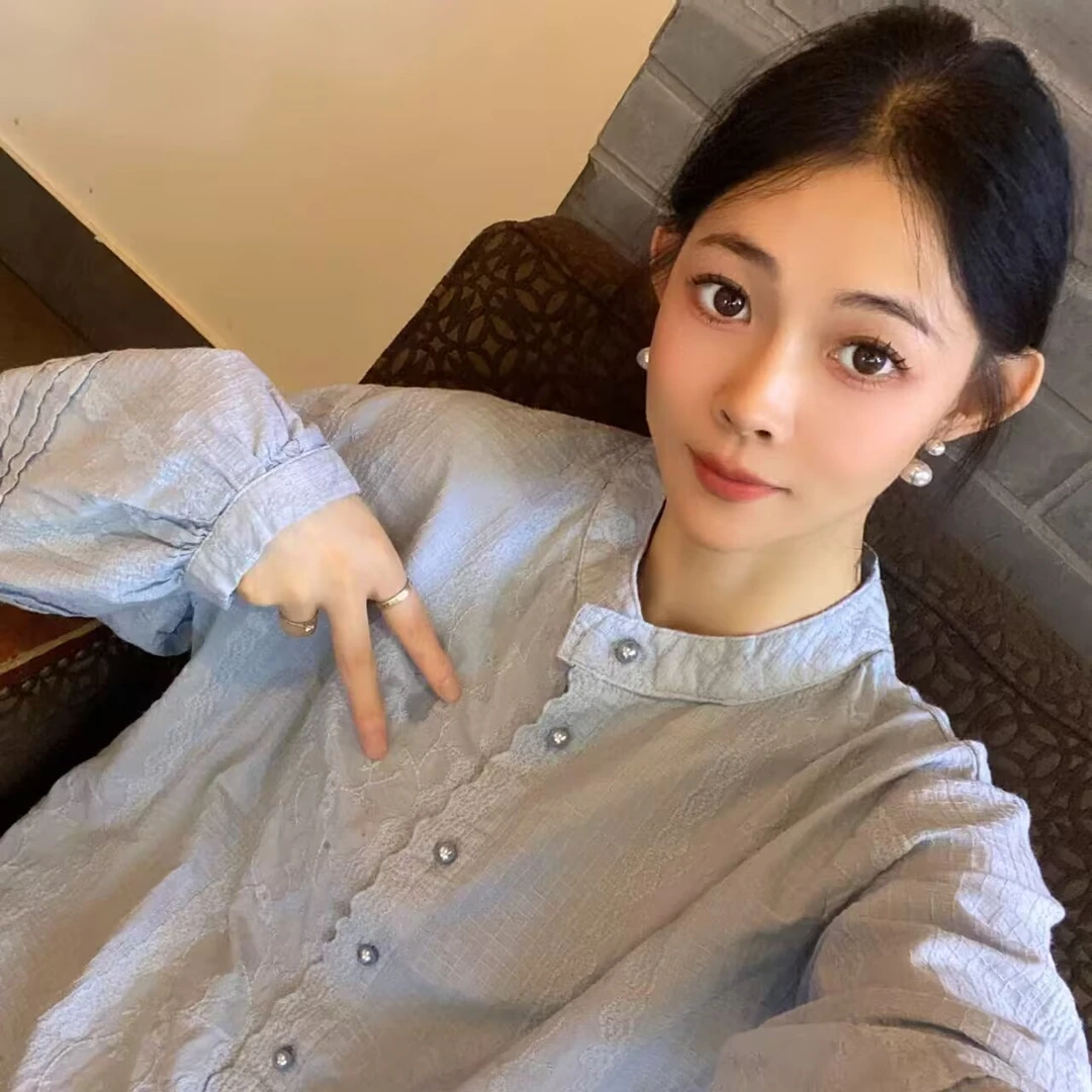 [衬衫合集]宽松秋冬新款打底纯棉长袖衬衫女（A251--A300）