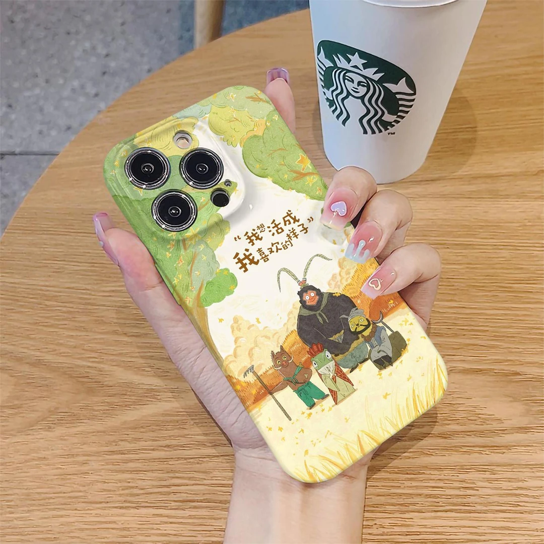 奥菲顿浪浪山小妖怪适用苹果16菲林手机硬壳华为vivo小米15oppo套