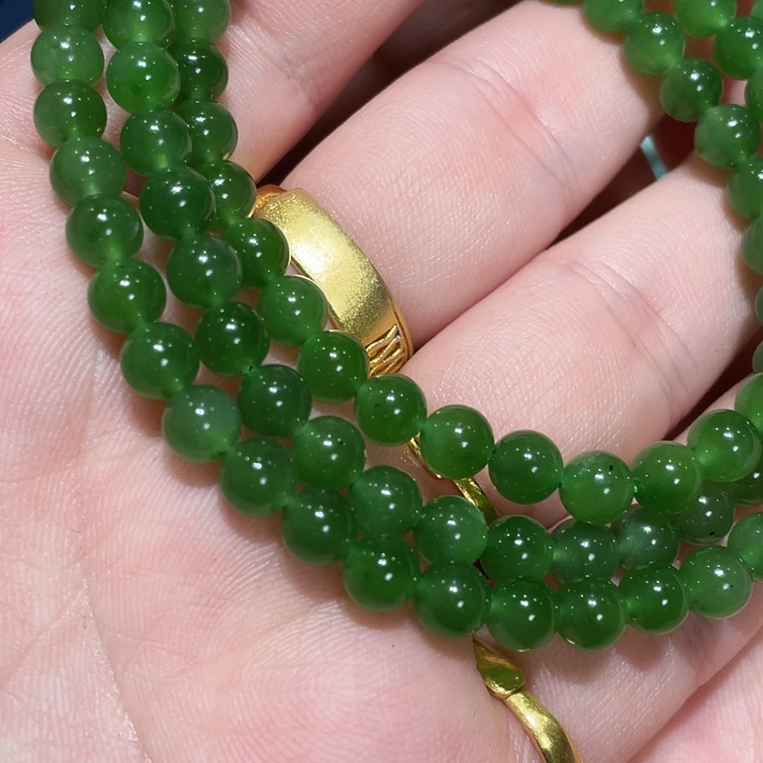 和田玉未镶嵌项链