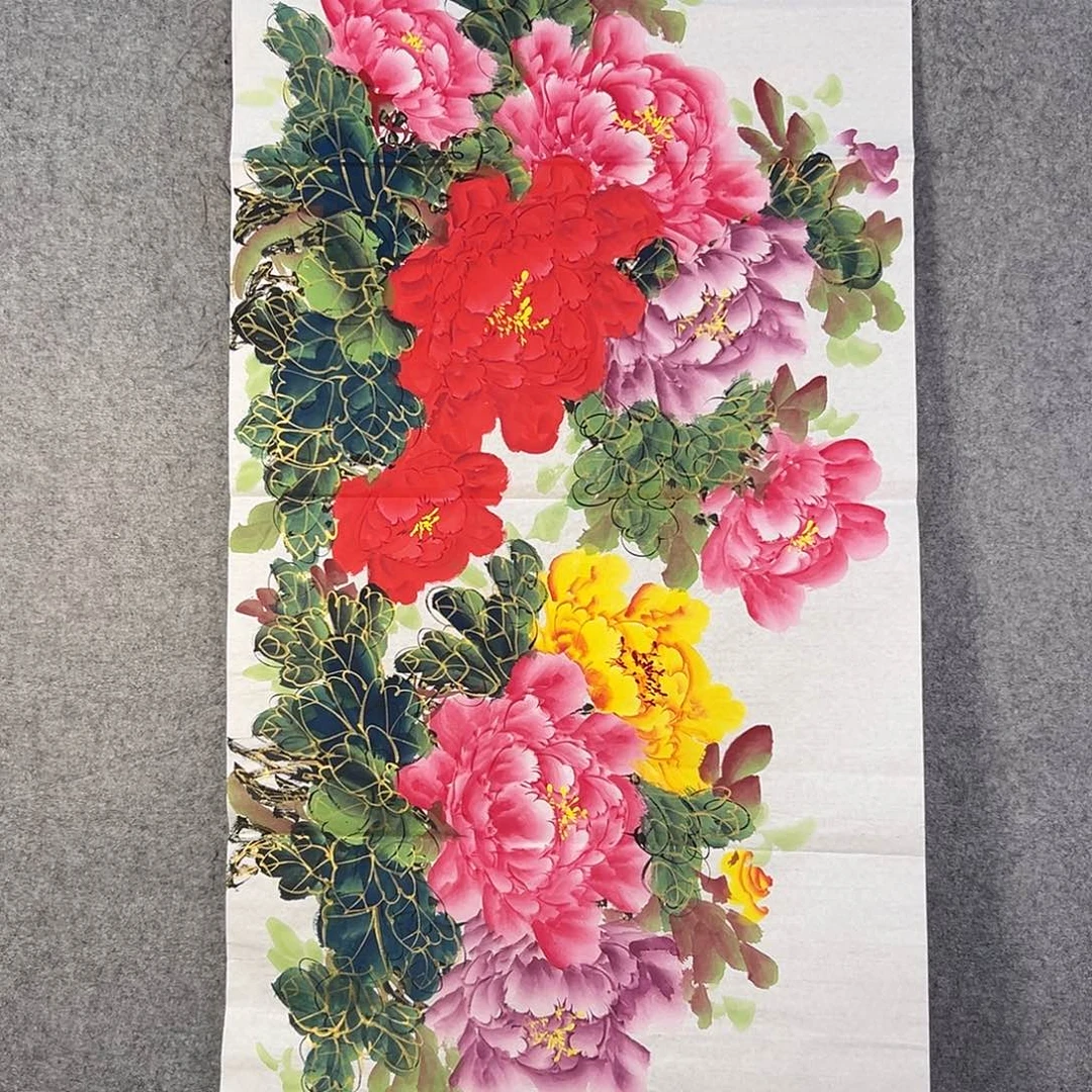 国画653 牡丹等植物生长于这里生长较