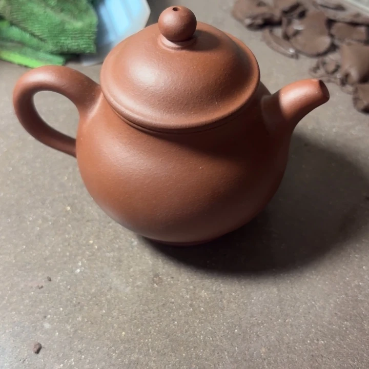菠***萝原矿紫泥潘壶170cc