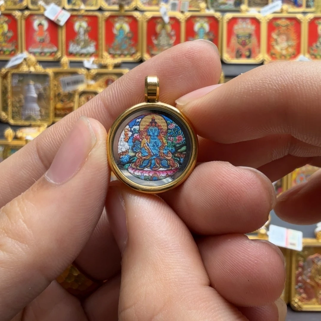 吊坠独**待定制定制一步到位唐卡