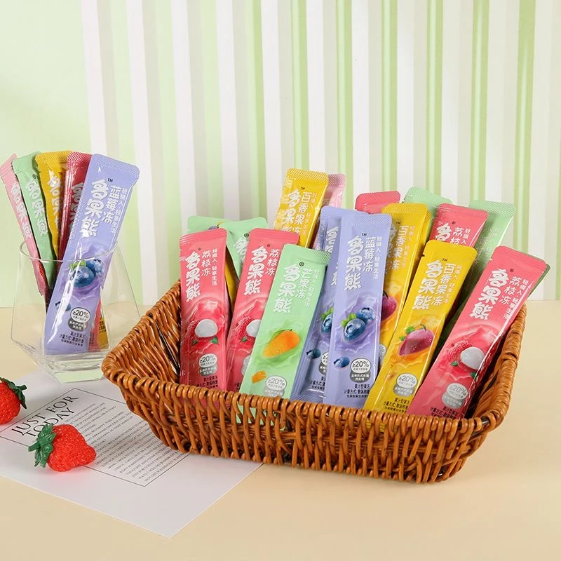 【果冻团】混合果冻条办公室网红休闲零食礼包