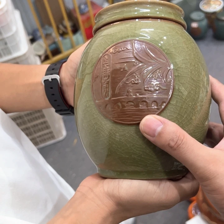 瑕疵福利品陶瓷茶叶罐
