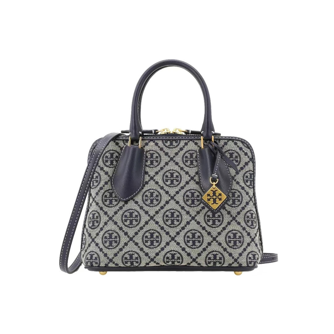 ToryBurch/汤丽柏琦 T MONOGRAM 提花贝壳包斜挎包  21*7.8*16