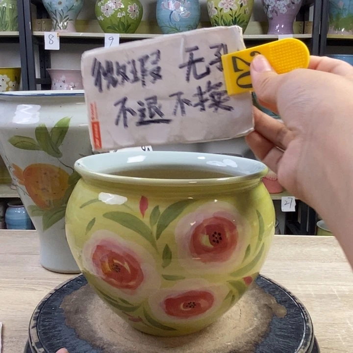 景德镇高温陶瓷花盆