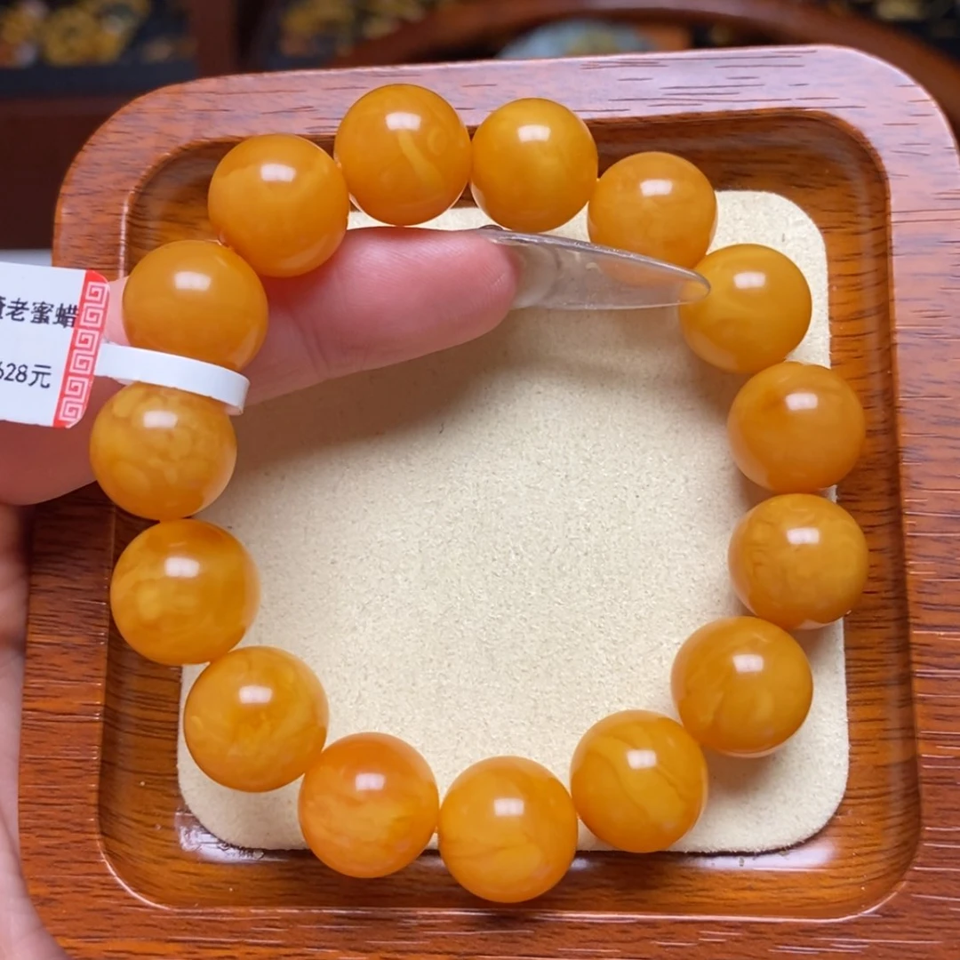 【闪购商品】蜜蜡手链未镶嵌手串