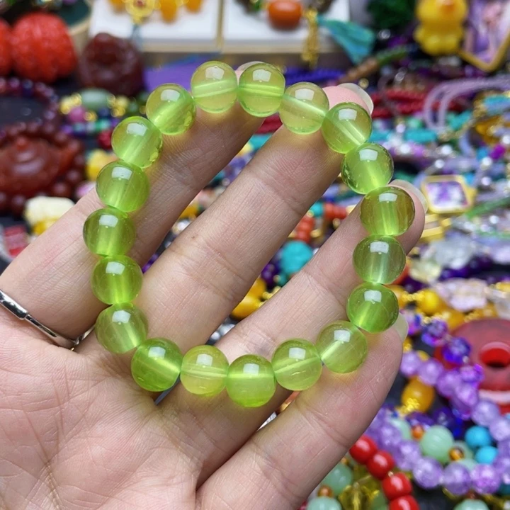树脂制品54号绿色手串