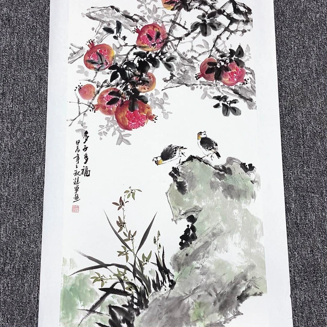 国画文进军三尺精品佳作