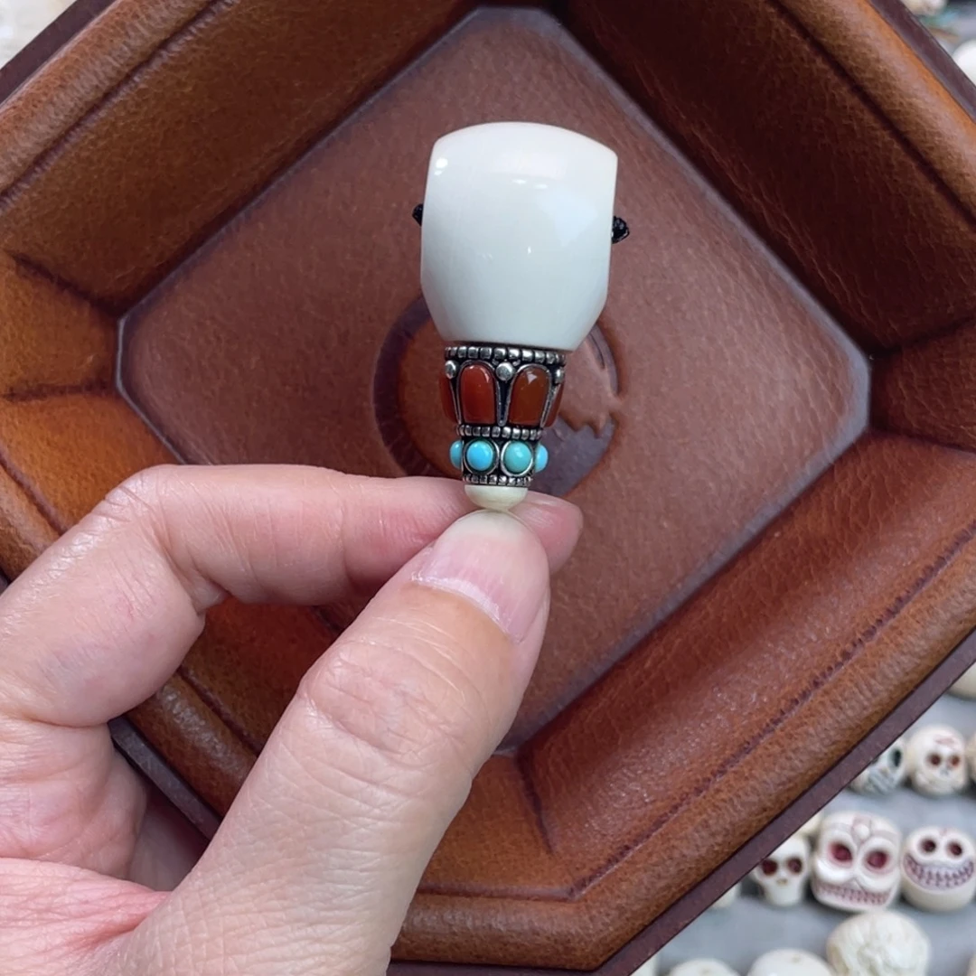 猛犸象牙手串/手链/手镯18+藏式三通