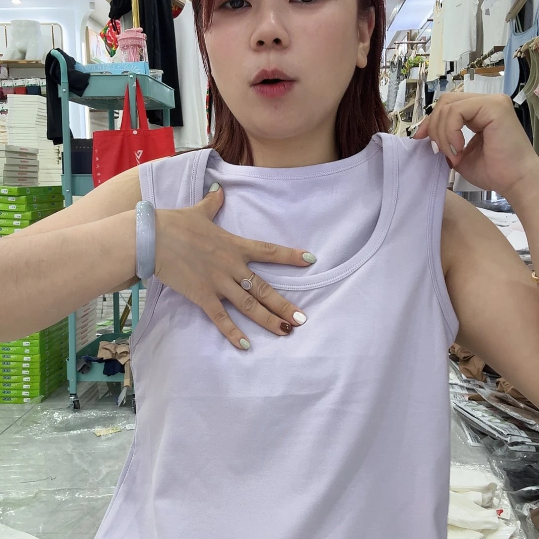 棉紫色背心80斤到120斤