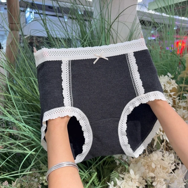 三条装-中高腰新款磨毛亲肤柔软大包臀11673暖暖冬季（85-135斤）